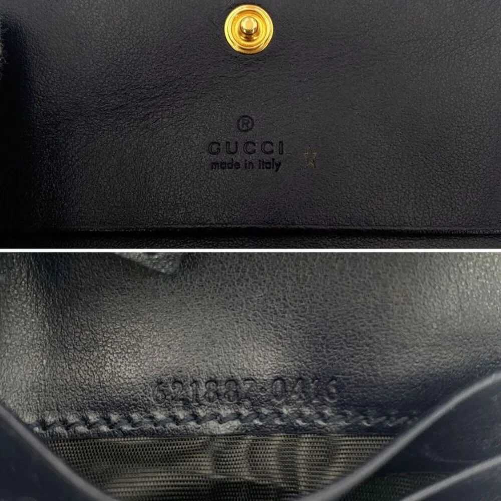 Gucci Leather Wallet Horsebit 1955